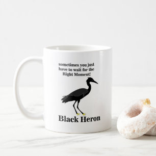 Schwarzer Reiher Vogel Wildtiere Kaffeetasse