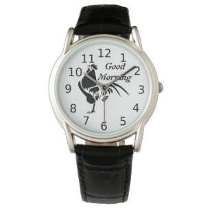 Schwarzer Reiter Crossover der guten Morgenwarnung Armbanduhr
