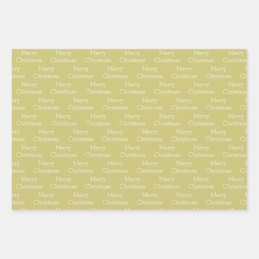 Schwarzer Rentierkopf mit Verziertem Goldrahmen Geschenkpapier Set (Vorderseite 3)