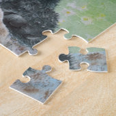 Schwarzer Riesenschnauzer Puzzle (Seite)