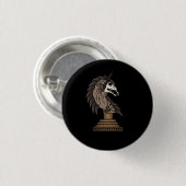 Schwarzer Ritter Button (Vorne & Hinten)