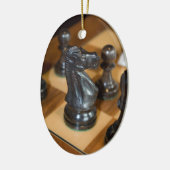 Schwarzer Ritter Keramik Ornament (Links)