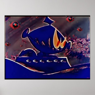 Schwarzer Ritter meines Herzens Poster