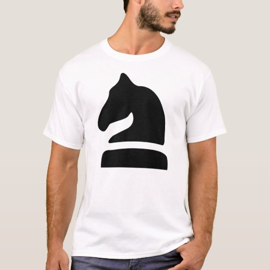 Schwarzer Ritter T-Shirt (Vorderseite)