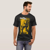 Schwarzer Roboter T-Shirt (Vorne ganz)