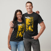 Schwarzer Roboter T-Shirt (Unisex)