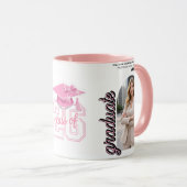 Schwarzer & Rosa-Abschlusskaffeebecher 2026 Gesche Tasse (VorderseiteRechts)