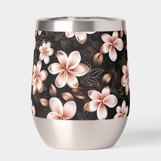 Schwarzer Rosa Rosa Rosengarten Personalisiert (Rückseite)