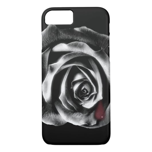Schwarzer Rose Vampire iPhone 7 Kasten Case-Mate iPhone Hülle (Rückseite)