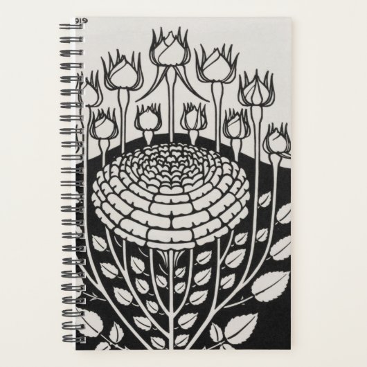 Schwarzer Rose von Julie de Graag 2022 Planer (Vorderseite)