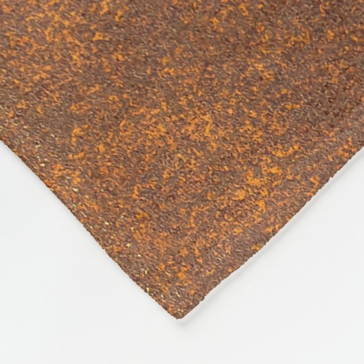 Schwarzer Rost, Metallstruktur nah-up. Fleecedecke (Ecke)