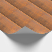 Schwarzer Rost, Metallstruktur nah-up. Geschenkpapier (Ecke)