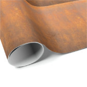 Schwarzer Rost, Metallstruktur nah-up. Geschenkpapier (Rolleneckpunkt)