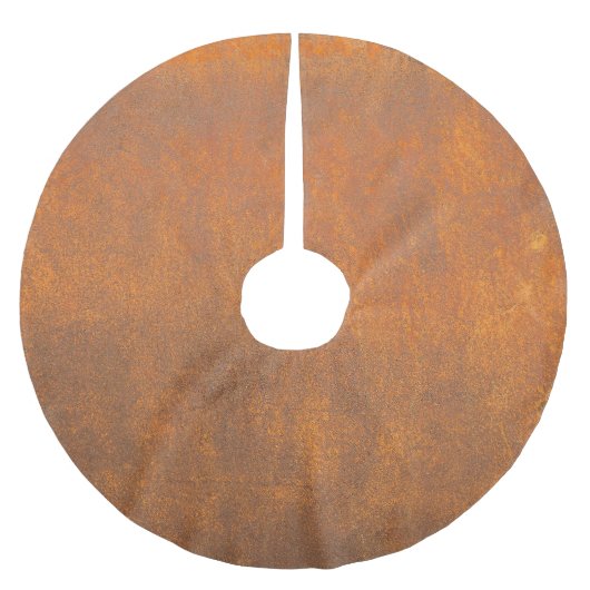 Schwarzer Rost, Metallstruktur nah-up. Polyester Weihnachtsbaumdecke (Vorderseite)