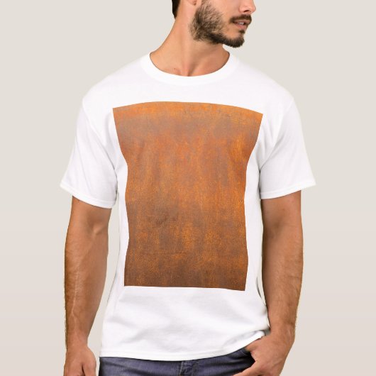 Schwarzer Rost, Metallstruktur nah-up. T-Shirt (Vorderseite)