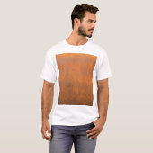 Schwarzer Rost, Metallstruktur nah-up. T-Shirt (Vorne ganz)
