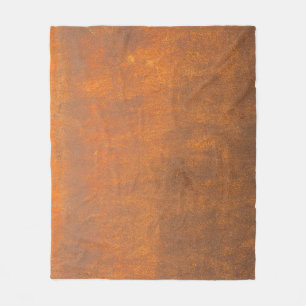 Schwarzer Rost, Metallstruktur Nahaufnahme. Fleecedecke