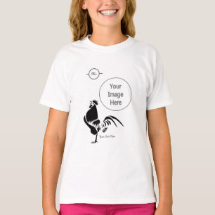 Schwarzer Roster krönen den guten Morgen Alarm T-Shirt