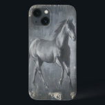 Schwarzer Running Stallion Case-Mate iPhone Hülle<br><div class="desc">Dieses Gemälde von Ethan Harper ist faszinierend. Er fasste die Schönheit des Hengstes zusammen,  der mit zwei einfachen Farben assoziiert wurde: schwarz und beige. Dieser zeitgenössische Kunstdruck eines schwarzen Hengstes verleiht jedem Wohnzimmer,  Esszimmer oder Schlafzimmer Charakter.</div>