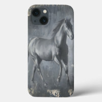 Schwarzer Running Stallion