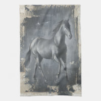Schwarzer Running Stallion