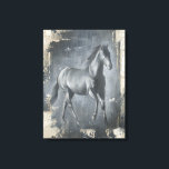 Schwarzer Running Stallion Leinwanddruck<br><div class="desc">Dieses Gemälde von Ethan Harper ist faszinierend. Er fasste die Schönheit des Hengstes zusammen,  der mit zwei einfachen Farben assoziiert wurde: schwarz und beige. Dieser zeitgenössische Kunstdruck eines schwarzen Hengstes verleiht jedem Wohnzimmer,  Esszimmer oder Schlafzimmer Charakter.</div>