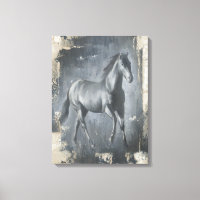 Schwarzer Running Stallion