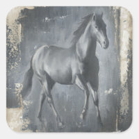 Schwarzer Running Stallion