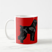 Schwarzer Russe Terrier Kaffeetasse (Links)