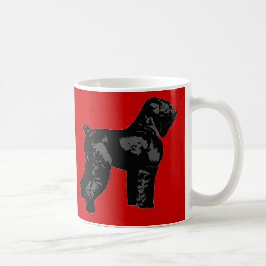 Schwarzer Russe Terrier Kaffeetasse (Rechts)