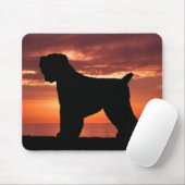 Schwarzer Russe Terrier Mousepad (Mit Mouse)