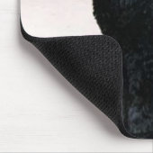 Schwarzer Russe Terrier Mousepad (Ecke)