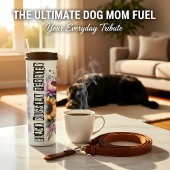 Schwarzer russischer Terrier-Power Thermosbecher