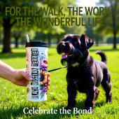 Schwarzer russischer Terrier-Power Thermosbecher