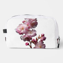 Schwarzer Sakura-Kirsch-Rucksack