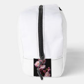 Schwarzer Sakura-Kirsch-Rucksack Waschbeutel (Rechts)