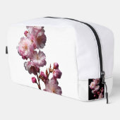 Schwarzer Sakura-Kirsch-Rucksack Waschbeutel (Rechte Ecke)