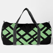 Schwarzer Salbei Grün Duffle Bag (Vorderseite)