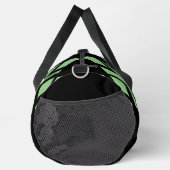 Schwarzer Salbei Grün Duffle Bag (Rechts)