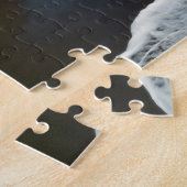 Schwarzer Sandstrand bei Waimea, Kauai, Hawaii Puzzle (Seite)