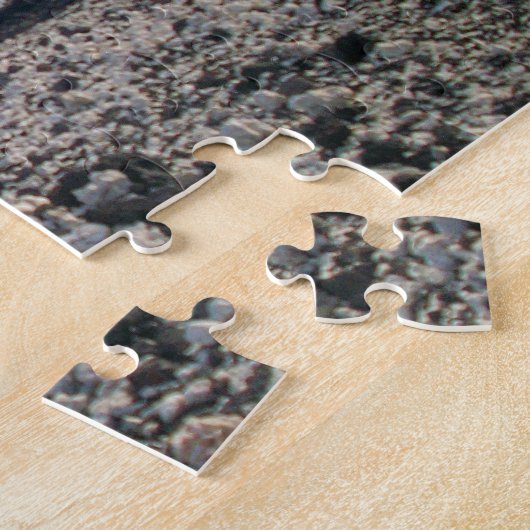 Schwarzer Sandstrand in Hawaii Puzzle (Seite)