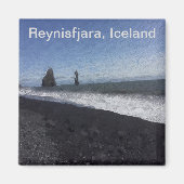 Schwarzer Sandstrand, Island Magnet (Vorne)