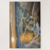 Schwarzer Sandstrand | Jokulsarlon Süd Island Puzzle (Vertikal)