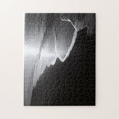 Schwarzer Sandstrand Puzzle (Vertikal)