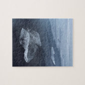 Schwarzer Sandstrand und Eis, Island Puzzle (Horizontal)