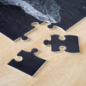 Schwarzer Sandstrand und Eis, Island Puzzle (Seite)