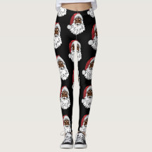 schwarzer Santa-Claus