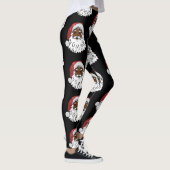 schwarzer Santa-Claus Leggings (Rechts)