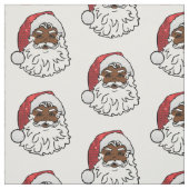 schwarzer Santa-Claus Stoff (Muster)