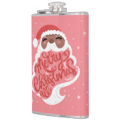 Schwarzer Santa | Frohe Weihnachten | Rosa Flachmann (Links)